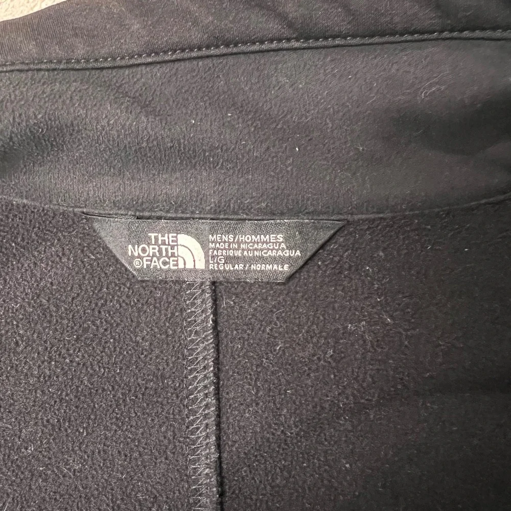 The North Face Astro Ridge Softshell Jacket Mens Large Black Full Zip *read